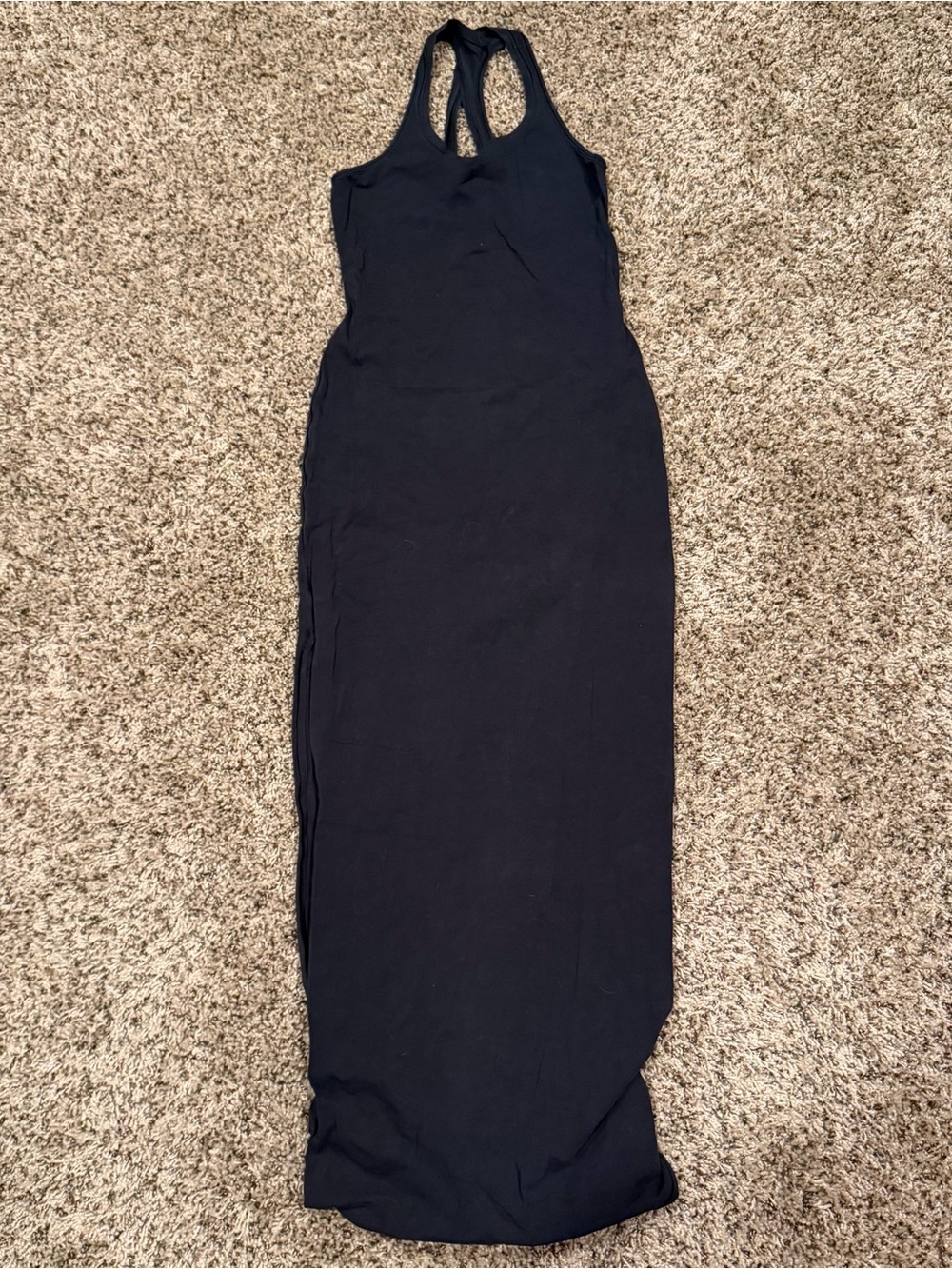 lululemon athletica Black Racerback Maxi Dress